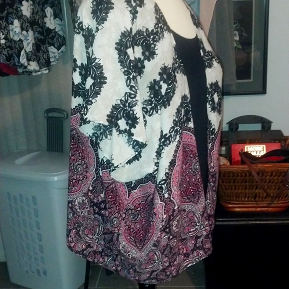 Silky plus size shrug - Picture 3 of 6